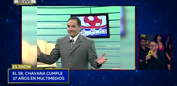 El conductor de 'Canal 6' cumple 37 como comuicador en la pantalla chica, comenzando como cronista, narrador hasta llegar a la pantalla chica en programas como 'Las Noches del Mundial' 'Las Noches del Fútbol' y ahora 'Es Show'.