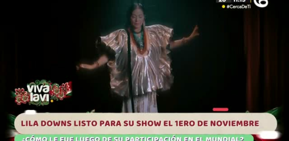 Lila Downs habla de su próximos conciertos