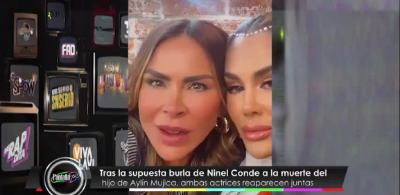 Tras el escándalo entre las actrices y la palabra 'araña panteonera' aparecen juntas aclarando su amistad