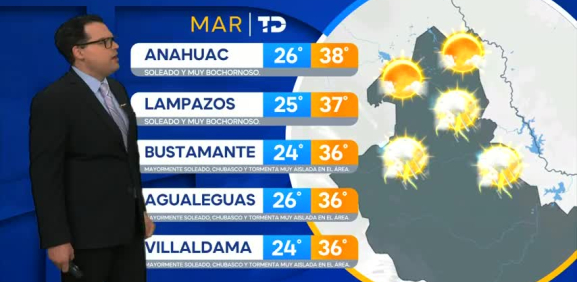 Nelson Valdez nos da el pronóstico del tiempo en Monterrey para este martes 22 de septiembre 2026.