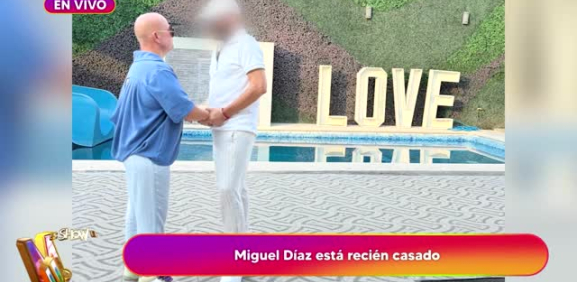 Miguel comparte su felicidad tras unir su vida en matrimonio con el amor de su vida