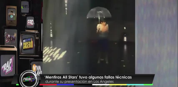 'Mentiras all Stars' vivió una noche llena de errores durante su presentación en Los Ángeles