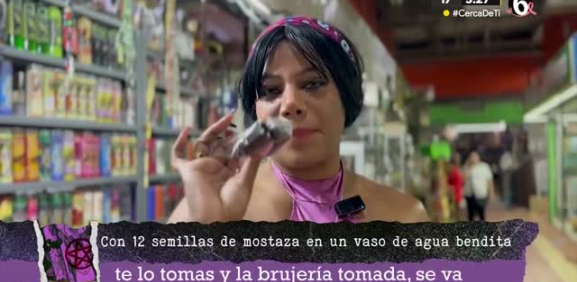 La experta visita mercados para aclarar muchas duda sobre ingredientes para brujería