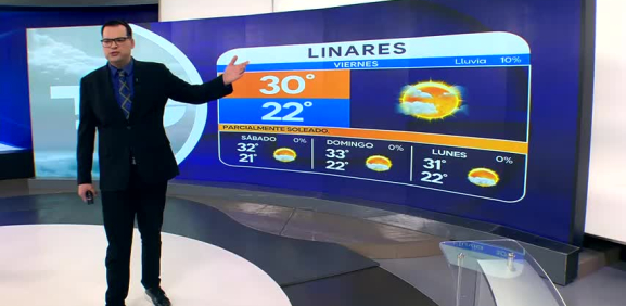 Nelson Valdez nos da el pronóstico del tiempo en Monterrey para este fin de semana.