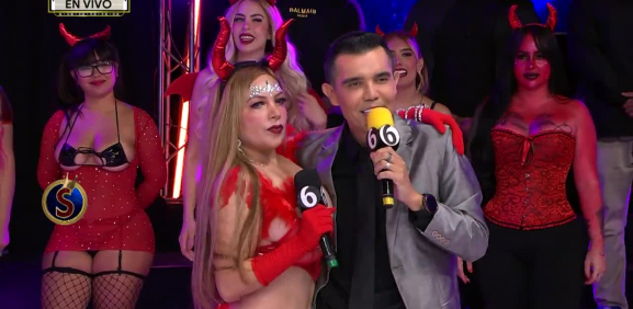 Tremendo y sensual momento vivió el conductor