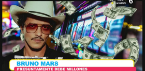 Bruno Mars presuntamente debe millones