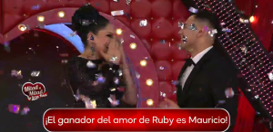 Mauricio el ganador del corazón de Ruby en 'Mitad y Mitad'