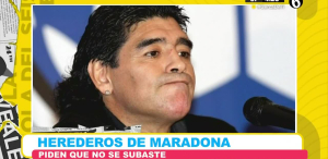 Piden no subastar el balón de oro de Maradona