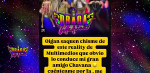 Chavana pide tumbar página de chismes por este motivo