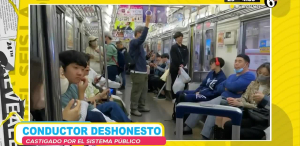 Conductor deshonesto castigado por el sistema público