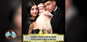 Karely Ruiz muestra su familia en televisión