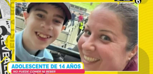 Adolescente de 14 años no puede comer