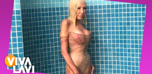 Laura Bozzo presume cuerpazo a los 73 años