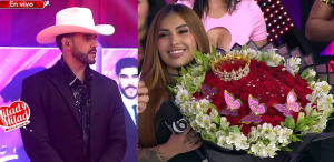 César Quezada ¿fue el qué le regaló el ramo a Yamileth?