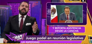 Cuauhtémoc Blanco juega padel durante reunión legislativa