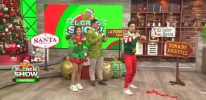 Deni Lugo y Emilio Garza en el Gran Show Navideño