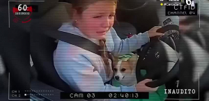 Menor maneja auto sin permiso para salvar a su perro