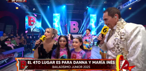 Danna y María el 4to lugar de 'Bailadísimo Junior'