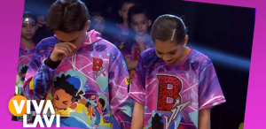 Primeros momentos de lo que se vivió en la noche de la gran final de Bailadísimo Jr.
