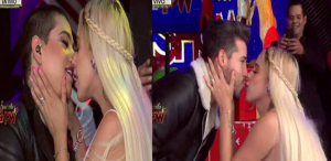 Barbie se besa al jurado del certamen