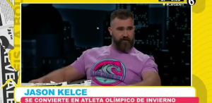 Jason Kelce se convierte en atleta olímpico