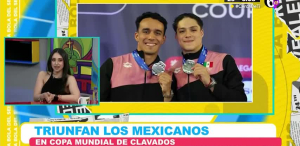 Triunfan mexicanos en copa mundial de clavados