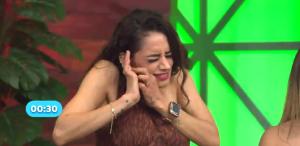 Dulce García sufre accidente en el concurso de Vivalavi