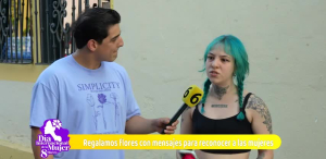 Zair sale a regalar flores con mensajes para las mujeres