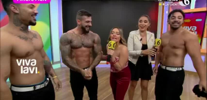 Conductoras reciben sensual sorpresa en Vivalavi Mx de 'Magic Men'