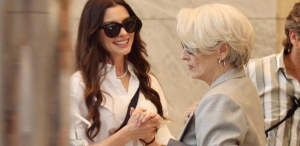 Anne Hathaway y Merly Streep bailan cumbia en CDMX