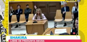 Shakira queda libre de presunta deuda