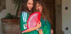 Belinda y Danna apoyaron a la Seleción