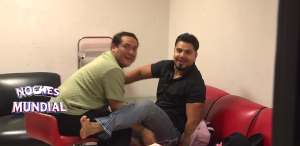 Así fueron captados 'Chencho' y André en camerinos