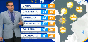 Pronóstico del tiempo para Monterrey, con Nelson Valdez - 24 de julio 2026