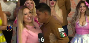 Guille 'El Guardia' intenta robarle un beso a Nataly