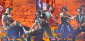 Alejandra Guzmán se le zafa la cadera en pleno concierto