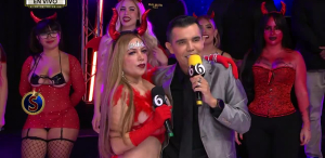 Ángel Castro es tentado por chica de 'Es Show'