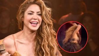 Shakira sufre bochornosa caída sobre el escenario en Canadá
