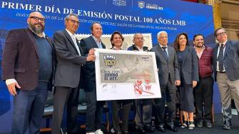 LMB festeja su centenario con timbre postal y exposición