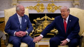 La irónica respuesta del Rey Carlos a Donald Trump durante su visita a Estados Unidos