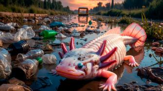 Aunque el ajolote se ha convertido en símbolo de la CdMx, especialistas advierten que no existe un programa gubernamental sólido para proteger a la especie, de la que quedan menos de 600 ejemplares en Xochimilco.