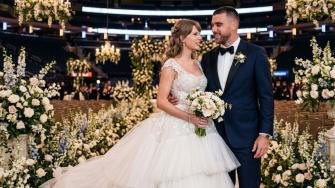 Taylor Swift y Travis Kelce ya se casaron en el Madison Square Garden