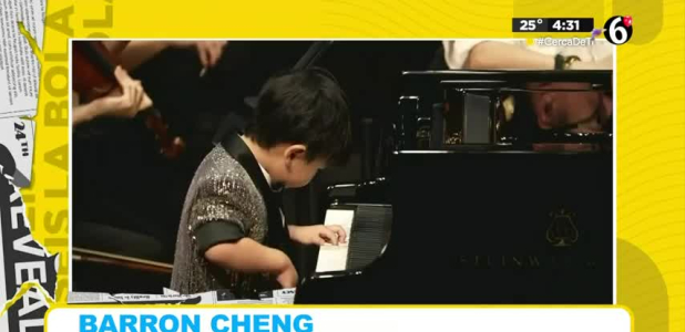 Barron Cheng el pianista de 3 años