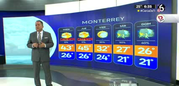 Pronóstico del tiempo para Monterrey, con Abimael Salas - 07 de mayo de 2024