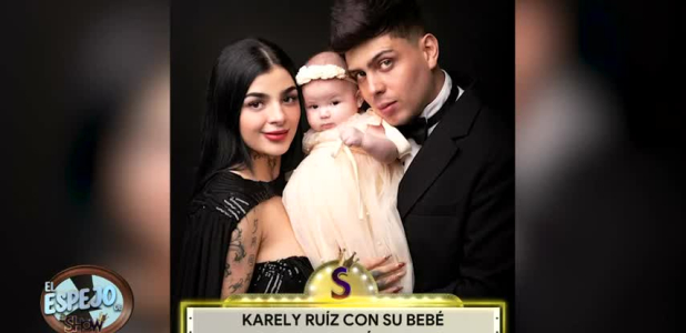 Karely Ruiz muestra su familia en televisión