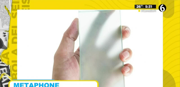 Metaphone, el vidrio con forma de celular