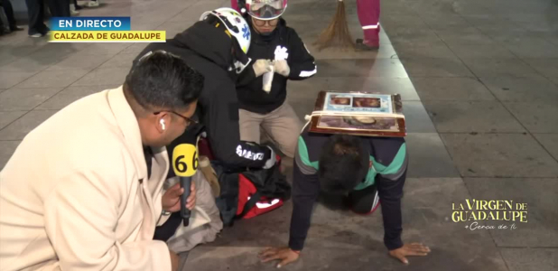 En plena entrevista descubren que pasa con este fiel creyente de la virgen