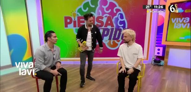 Luis 'Potro' Caballero y 'Chicken' se enfrentan en el "Piensa Rápido"