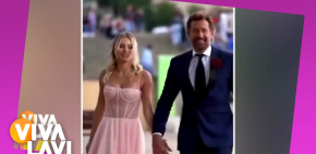 Gabriel Soto e Irina Baeva son captados muy 'juntitos' en el aeropuerto de CDMX