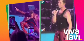 David Bisbal sufre accidente con su ropa durante concierto